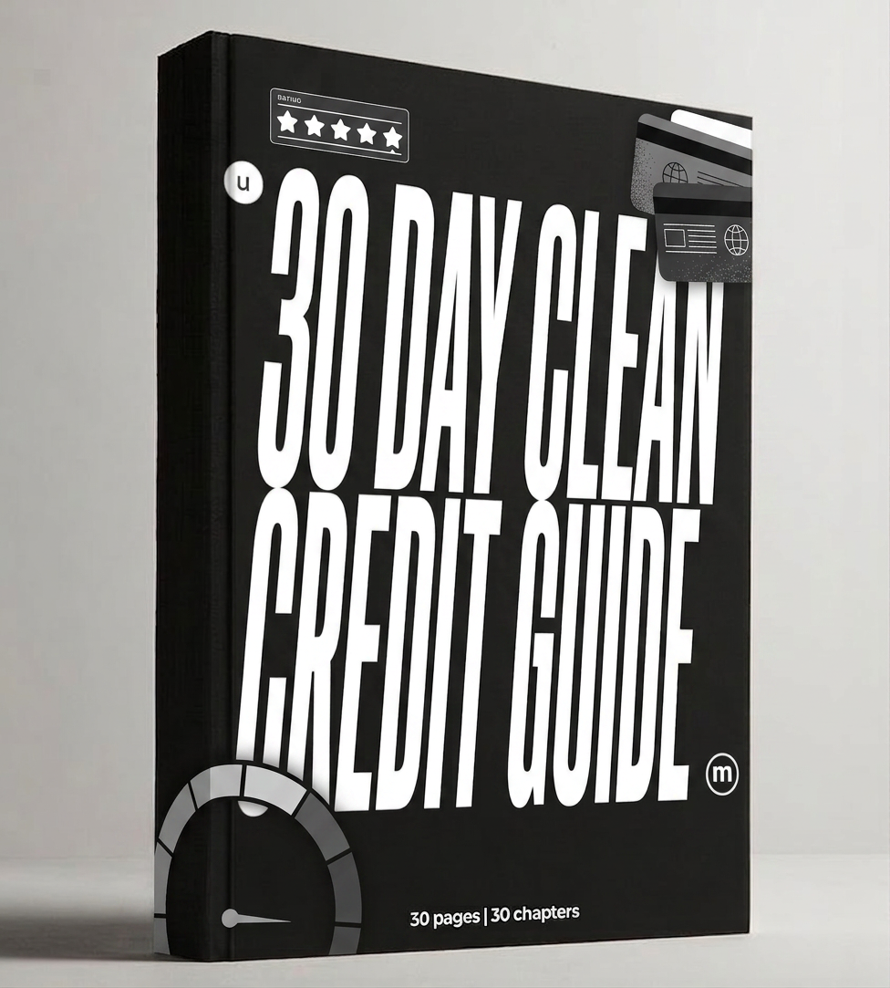 30-Day Clean Credit Blueprint : Fix, Rebuild & Strengthen Your Credit Fast